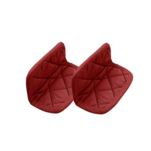 COOKUT Set 2 presine in cotone rosso passione – 10 cm